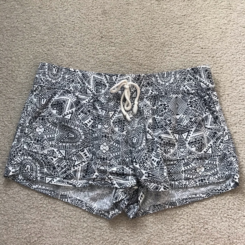 Black & White printed shorts